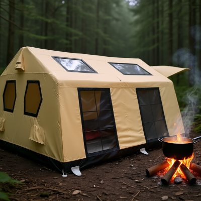 Надувная палатка для кемпинга и туризма на 6 человек